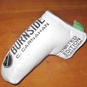 C. Carnahan Burnside Golf Putter Cover Limited Edition Golf Flatstick Headcover